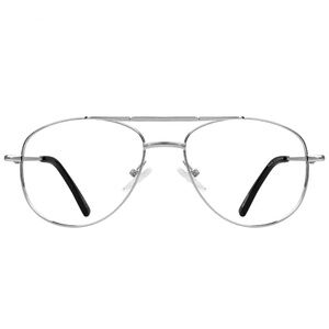 Zenni Stainless Steel Glasses Classic Lightweight Blue Light Aviators Bluelight